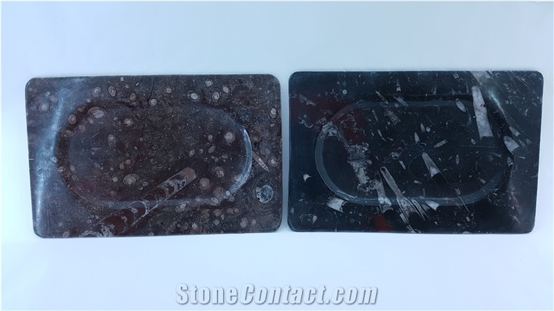 Fossilized Marble Plates and Dishes