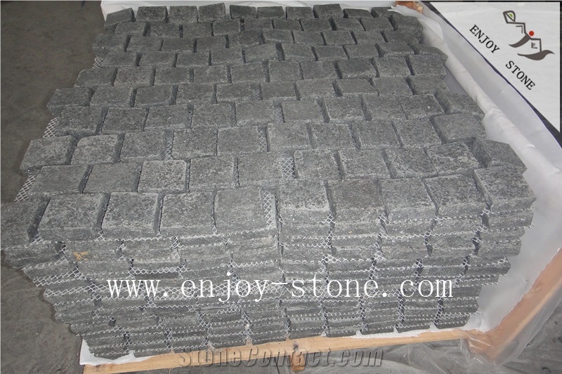 G684 Black Basalt,Floor Cube Stone,Road Paver