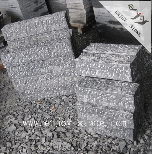 G684 Black Basalt,Garden Pineapple Pillar