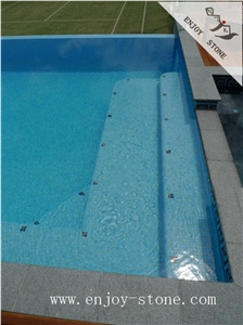 G684 Black Granitebullnose Edging Pool Tile