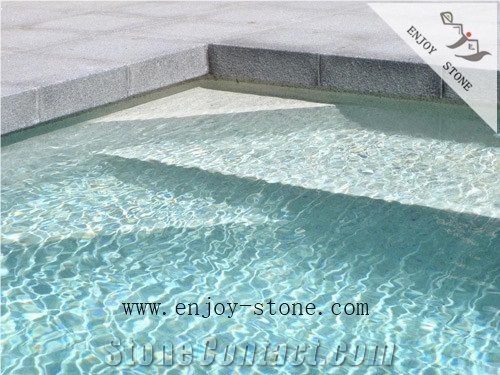 G684 Black Granitebullnose Edging Pool Tile
