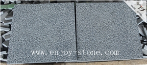 Hainan Black Basalt,Cube Stone Paver,Bushhammered