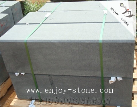 Hainan Black Basalt,Honed Tile,Dark Stone