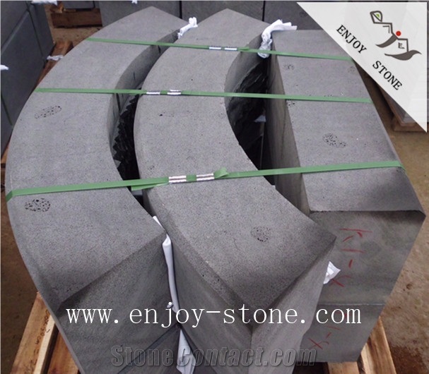 Hainan Black Basalt,Honed Tile,Dark Stone