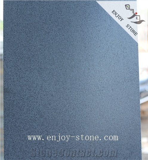 Hainan Black Basalt with Tiny Hole,Sawn Tile