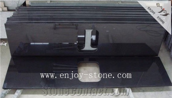 Mongolian Black Granite,Polished Countetop