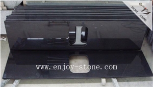 Mongolian Black Granite,Polished Countetop