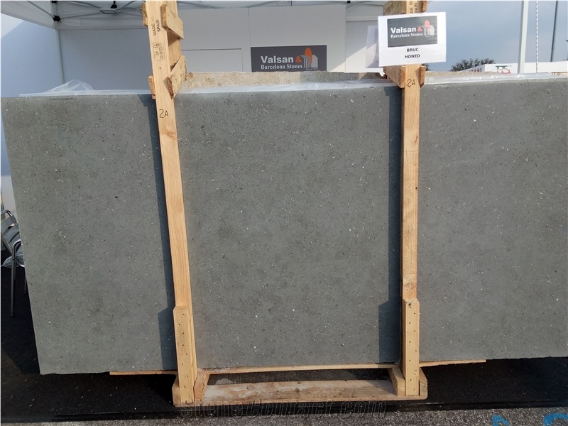Grey Bruck Limestone Honed Slabs