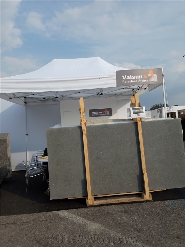 Grey Bruck Limestone Honed Slabs
