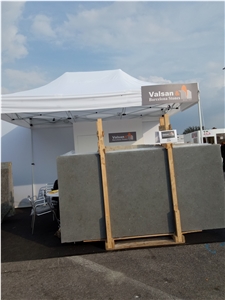 Grey Bruck Limestone Honed Slabs