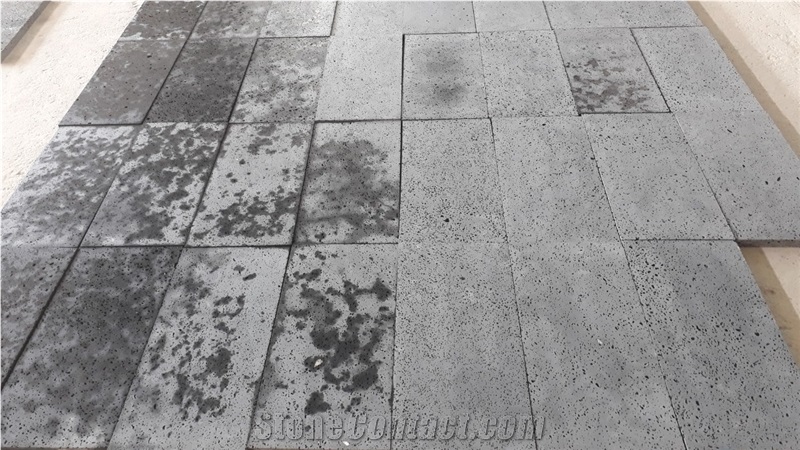 Viet Nam Lava Kerbstone with Hole and Less Hole