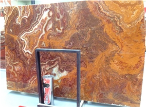 Cross Cut Tiger Ony, Multicolor Onyx, Sivas Onyx