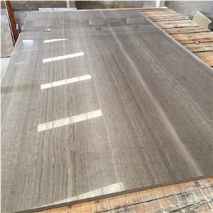 Wood Grain Gray Marble Slab,China Gray Stone Slab