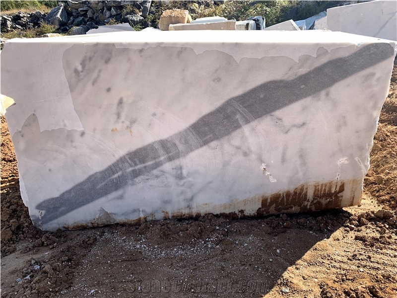 Calacatta Joyce Marble Block White Quarry Owner