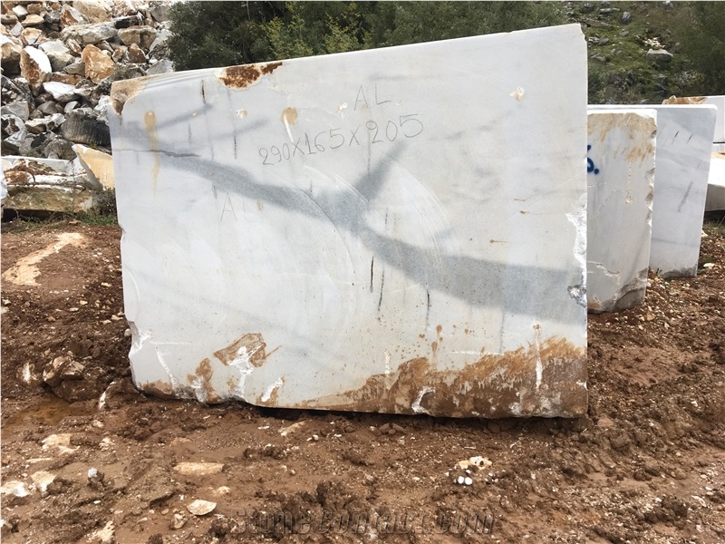 Calacatta Joyce Marble Block White Quarry Owner