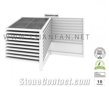Sliding Display Tile Stand