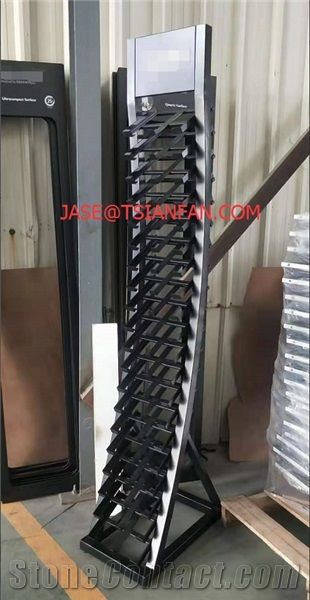 Sr041-Quartz Stone Display Rack Stone Sample Stand