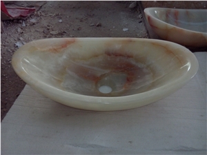 White Onyx Wash Basin, White Onyx Bathroom Sinks
