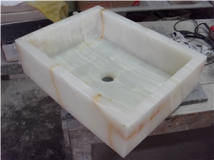 White Onyx Washbasins,White Onyx Bathroom Sink