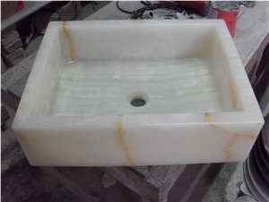 White Onyx Washbasins,White Onyx Bathroom Sink