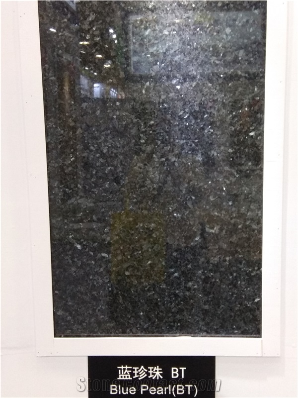 Blue Pearl Bt Granite Slabs, Tiles