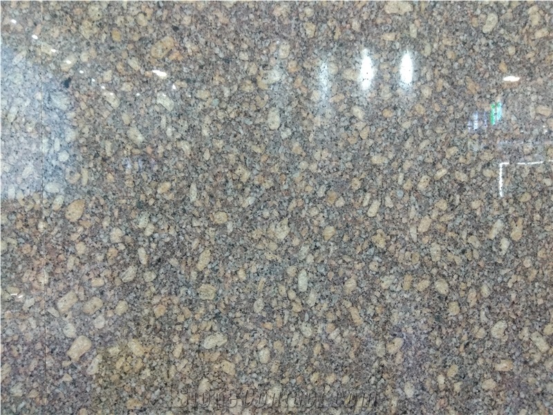Giallo Roma Granite Slabs, Tiles