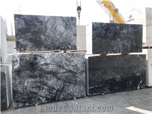 Cloudy Black Marble Blocks