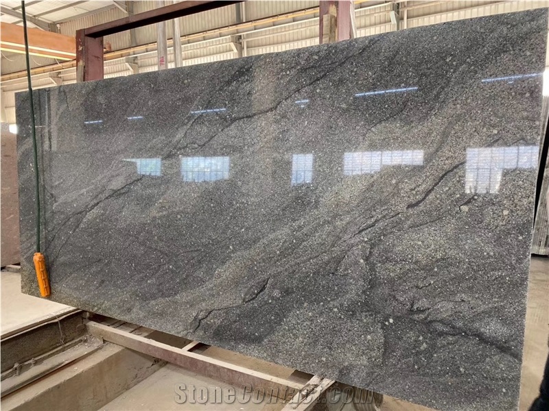 Ash Grey Granite, China Fantasy Granite Slabs