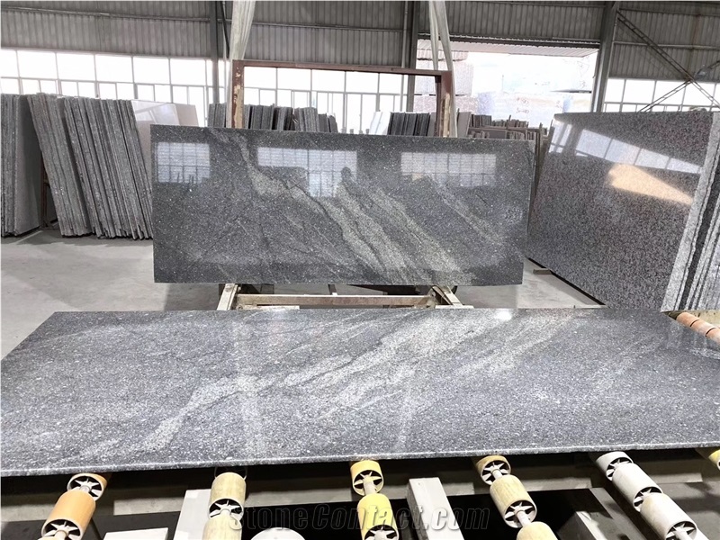 Ash Grey Granite, China Fantasy Granite Slabs