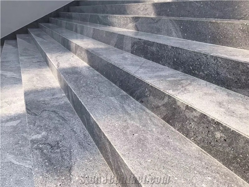 Ash Grey Granite, China Fantasy Granite Slabs