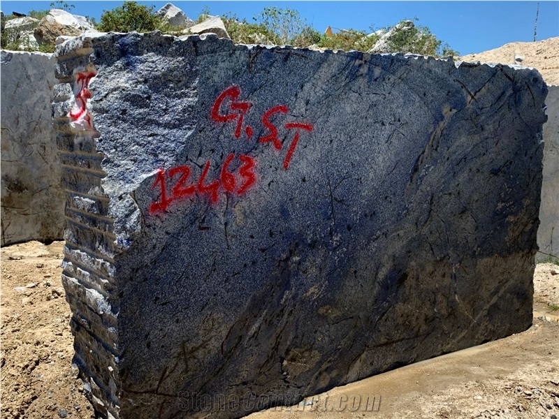 Azul Bahia Blocks, Blue Granite Blocks