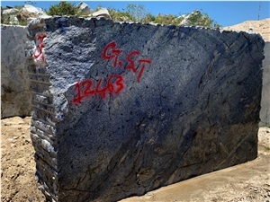 Azul Bahia Blocks, Blue Granite Blocks