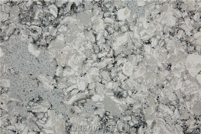 Wave Gray Quartz Tiles&Slabs Flooring