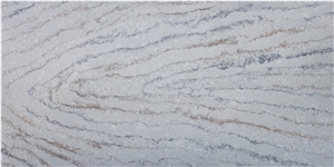 Wooden Gray Quartz Slabs