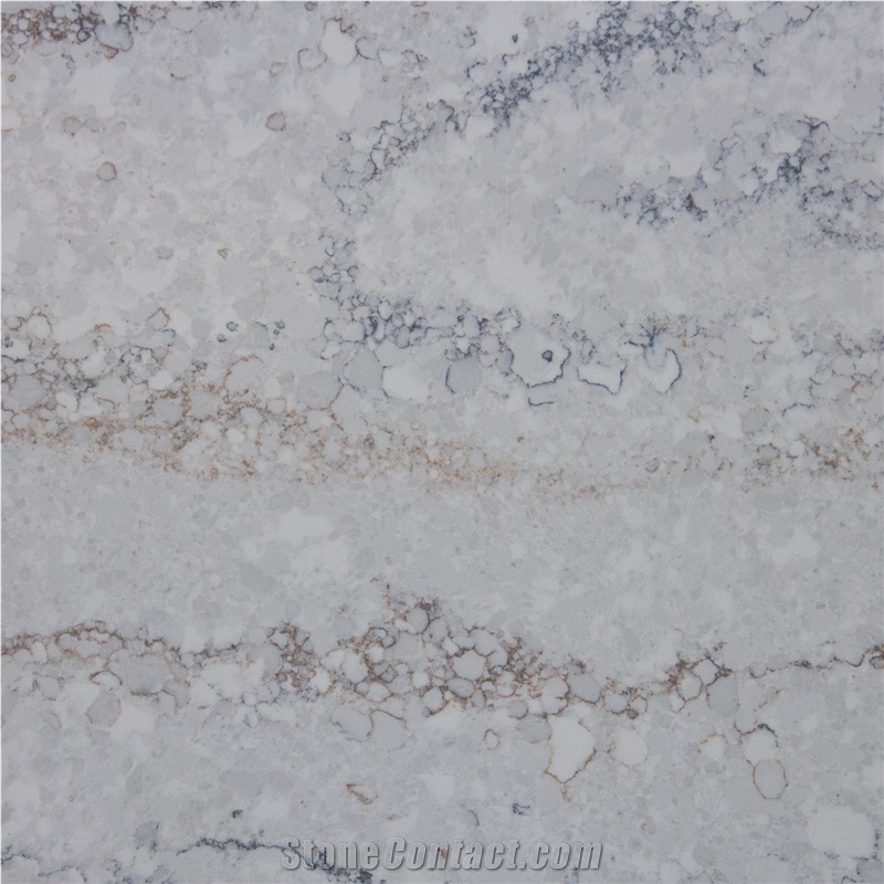 Wooden Gray Quartz Slabs