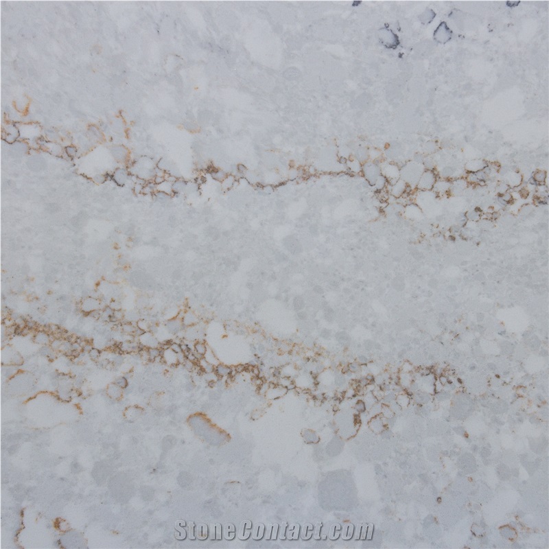 Wooden Gray Quartz Slabs