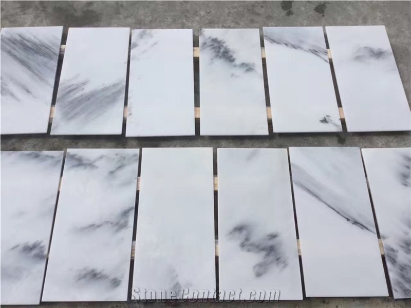 Paros White Marble Cut To Size Floor&Wall Tiles