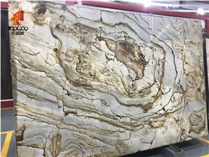 Blue Roma Quartzite Slab