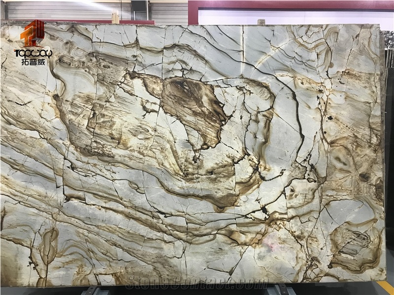 Blue Roma Quartzite Slab