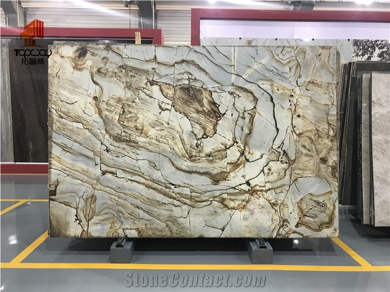 Blue Roma Quartzite Slab