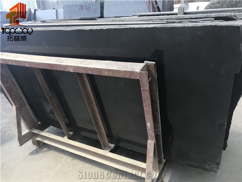 China Black Andesite Polished Stone