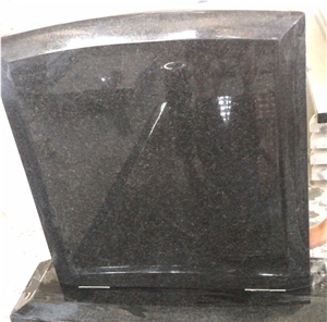 China Cheap Absolute Black Granite Tombstones