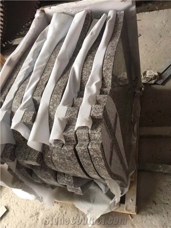 Factory Cheap G664 Granite Headstone, Gravestone