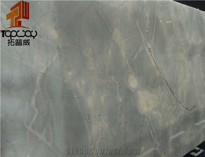 Ice Snow Roman Light Blue Granite Slabs