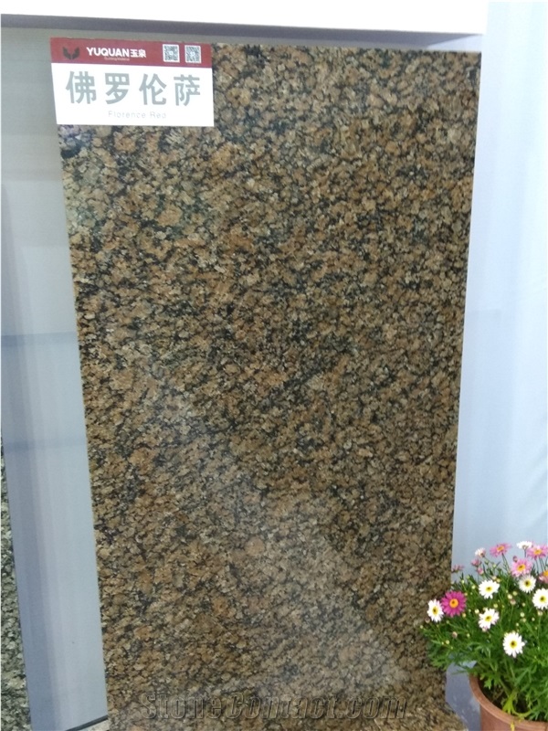 Florence Red Granite Slabs, Tiles