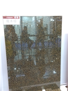 Magic Brown Granite Slabs,Tiles