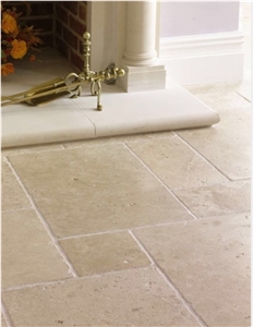 Classic Travertine French Pattern Tumbled Tile