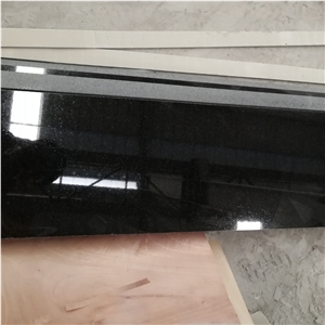 Indian Absolute Black Granite Slabs Polished