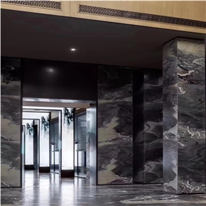 Italy Cipollino Ondulato Rosso Marble Wall Tiles
