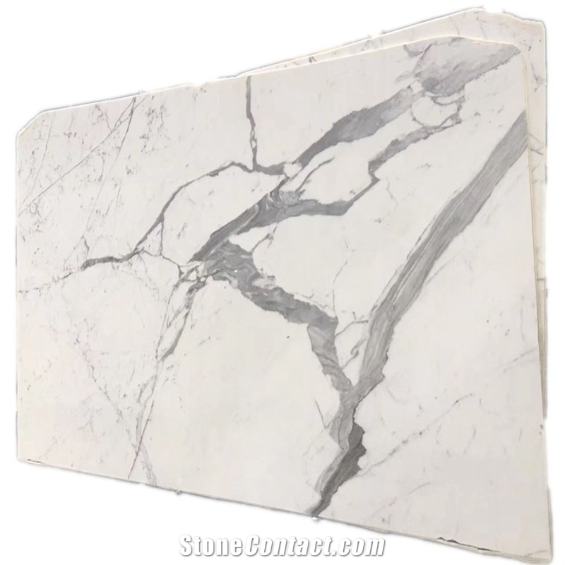 Laminate Panel Bianco Calacatta White Marble Tile